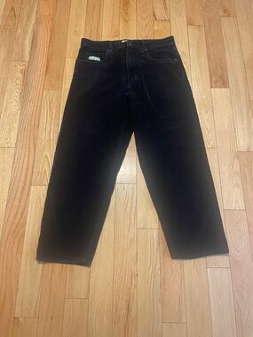 Empyre Black Corduroy Straight-Leg Pants